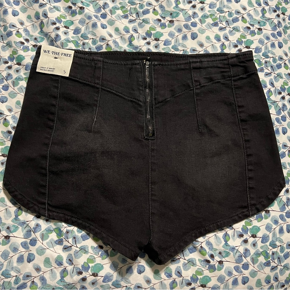 We The Free Keep It Brief Denim Micro Shorts - Picture 4 of 4